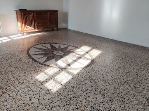 Pulizia pavimento in seminato alla veneziana